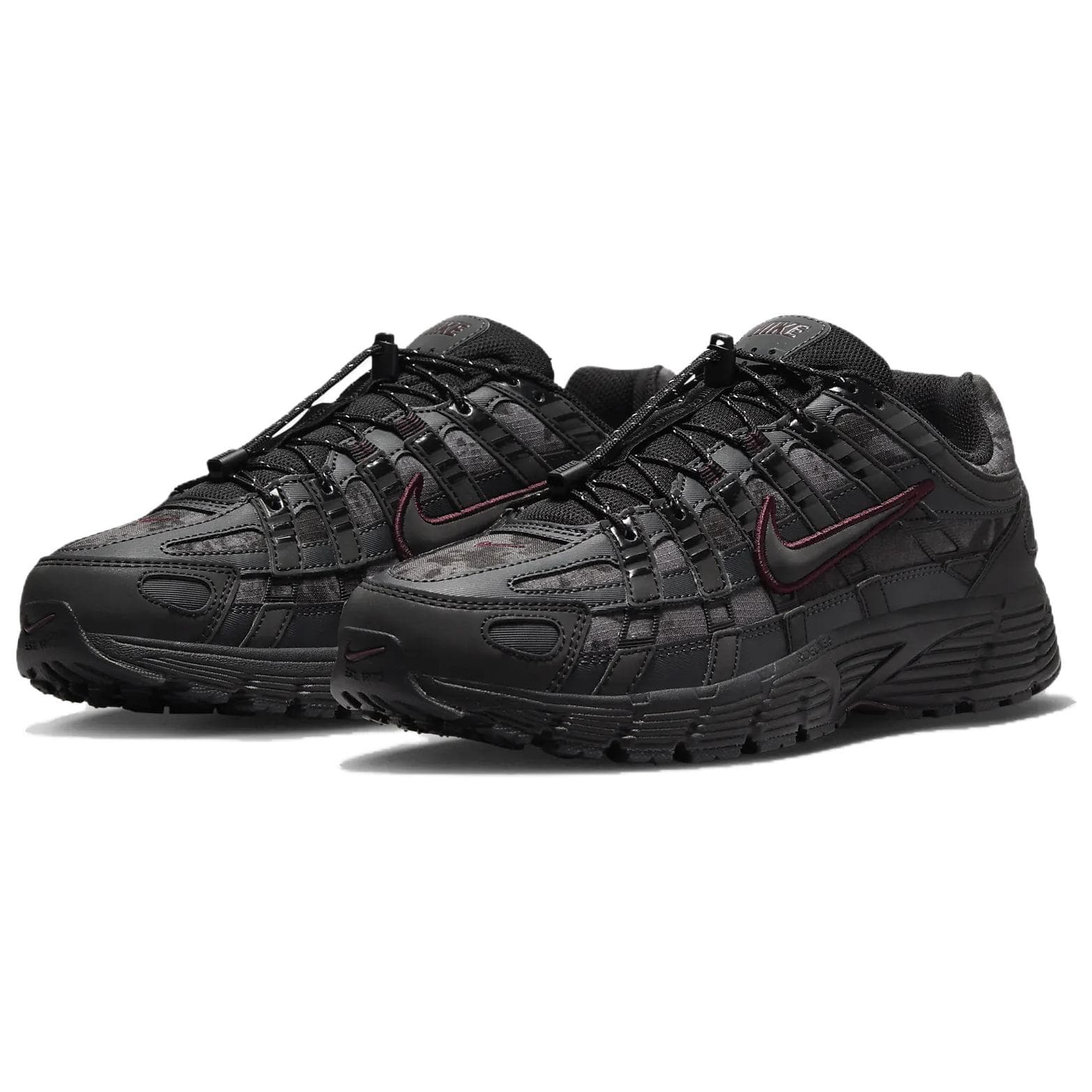 Кроссовки для бега Nike P 6000 противоскользящие устойчивые к истиранию низкие беговые кроссовки женские черные - изображение 3