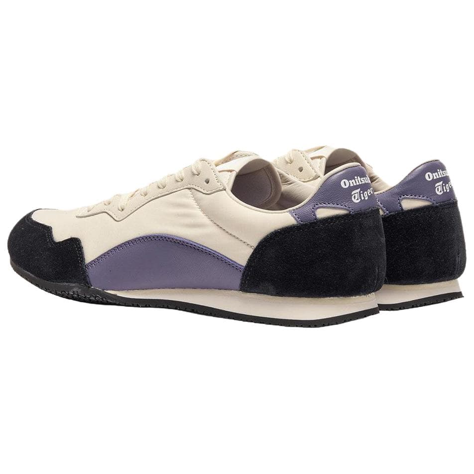 Кроссовки Onitsuka Tiger Serrano CL Повседневная обувь Мужская Бежевый Черный - изображение 4
