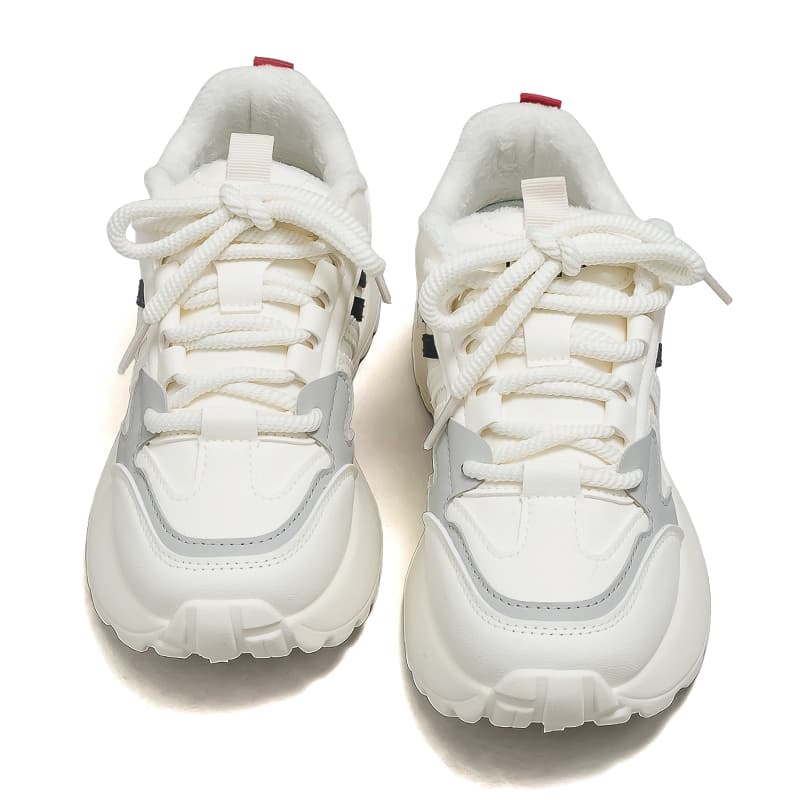 Кроссовки для бега HUANQIU Трендовый Флисовый Подклад С Наполнителями Cortez Обувь Универсальный Повседневный - изображение 3