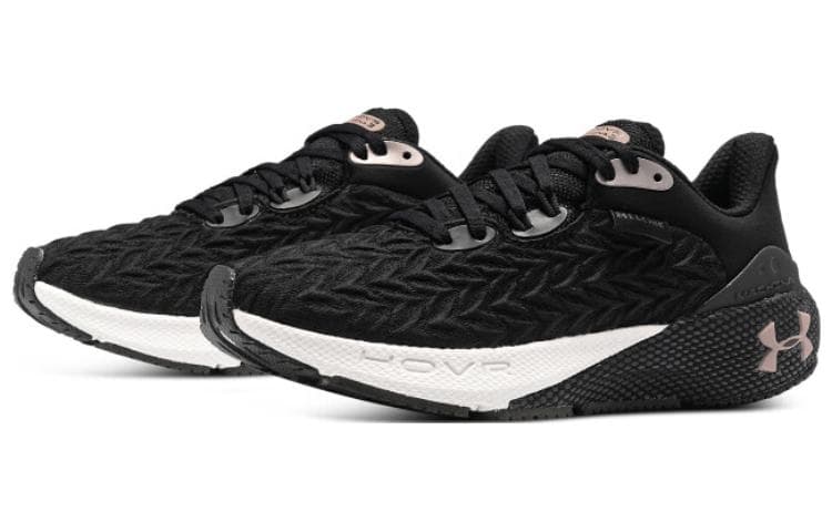 Кроссовки для бега Under Armour Machina 3 Износостойкие Низкие Беговые Кроссовки Женские Черные - изображение 3