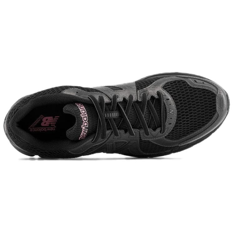 Кроссовки new balance 860 Дышащий MID Топ Повседневная обувь Унисекс Черно-розовый - изображение 3