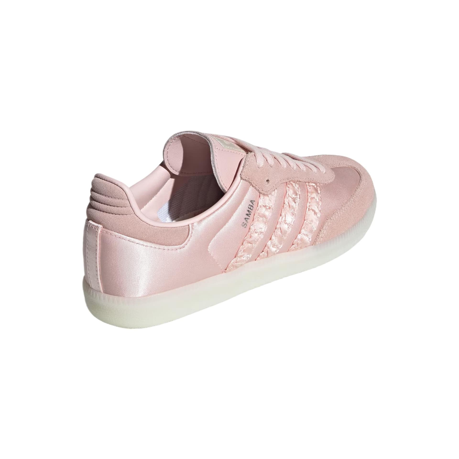 Кроссовки Adidas Originals Samba OG Амортизация Низкие Кроссовки для Скейтбординга Женские Светло-Розовые - изображение 5