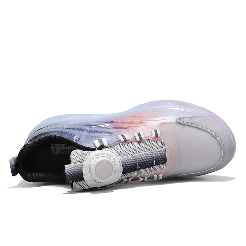 Кроссовки для бега Warrior Low Топ Беговые кроссовки Мужской Серый синий оранжевый - изображение 4