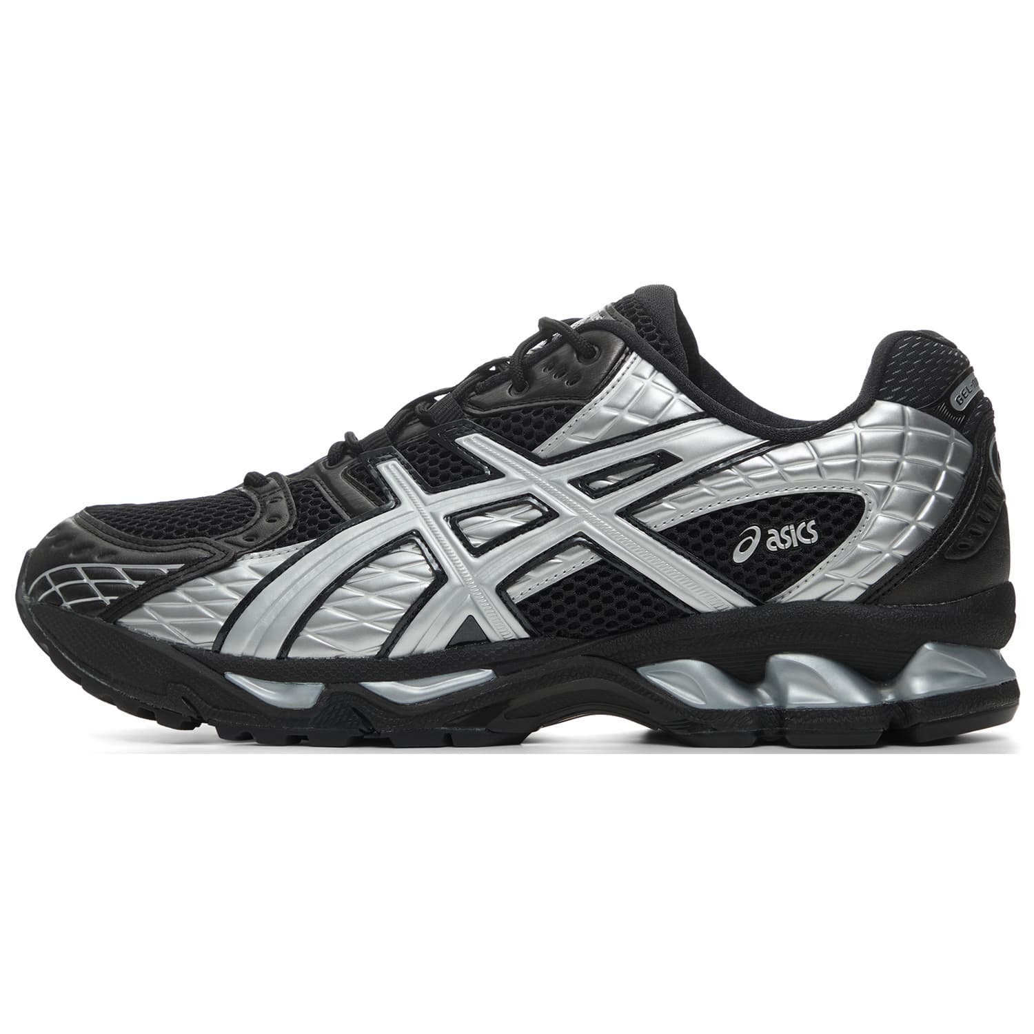 Кроссовки для бега ASICS Гель Nimbus 10,1 Амортизация Поддержка Низкий Топ Беговые кроссовки Унисекс Жидкость Черный Серебряный - изображение 1