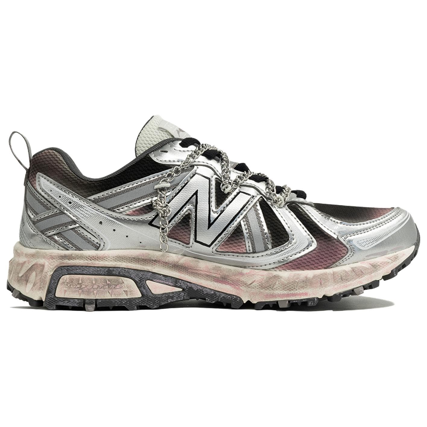 Кроссовки для бега New Balance 410 V5 Silver Pink - изображение 3
