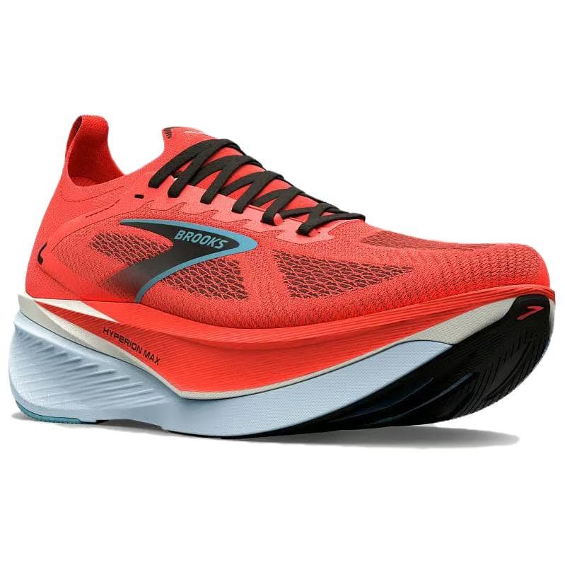 Кроссовки для бега Brooks Hyperion Max 3 Ткань Дышащий Low Топ TRAINING RUNNING Обувь Мужской Огненно-красный - изображение 3