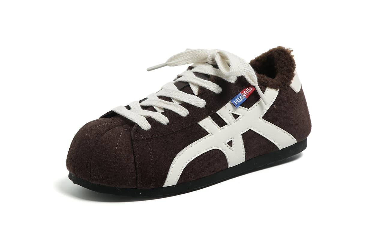 Кроссовки HUANQIU Легкий Low Top Немецкие армейские кроссовки Женские Коричневый - изображение 7