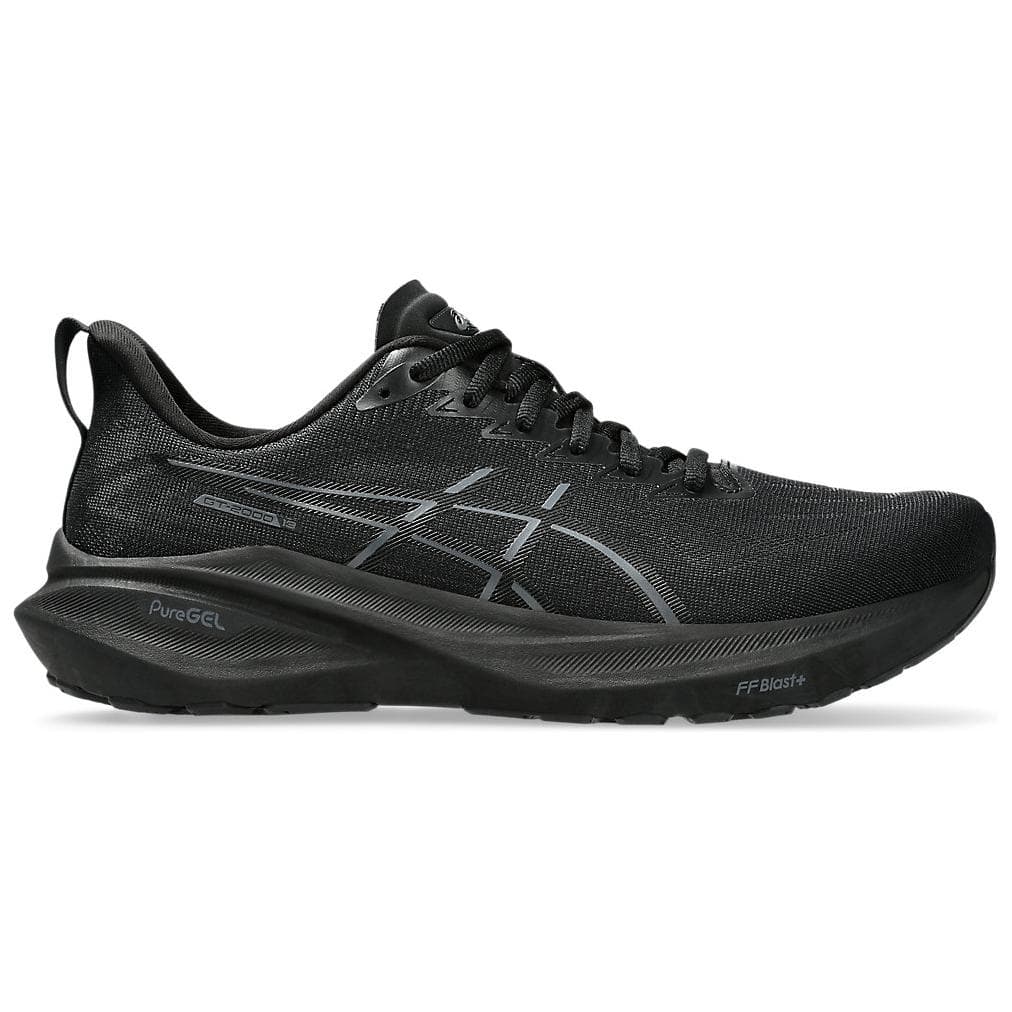 Кроссовки для бега Asics GT 2000 13 Амортизация Дышащий Низкий Верх Тренировочная Обувь для Беговых Дистанций Мужская Черная - изображение 2