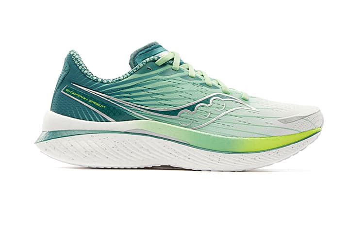 Кроссовки для бега Saucony Endorphin Speed 3 White Green - изображение 2
