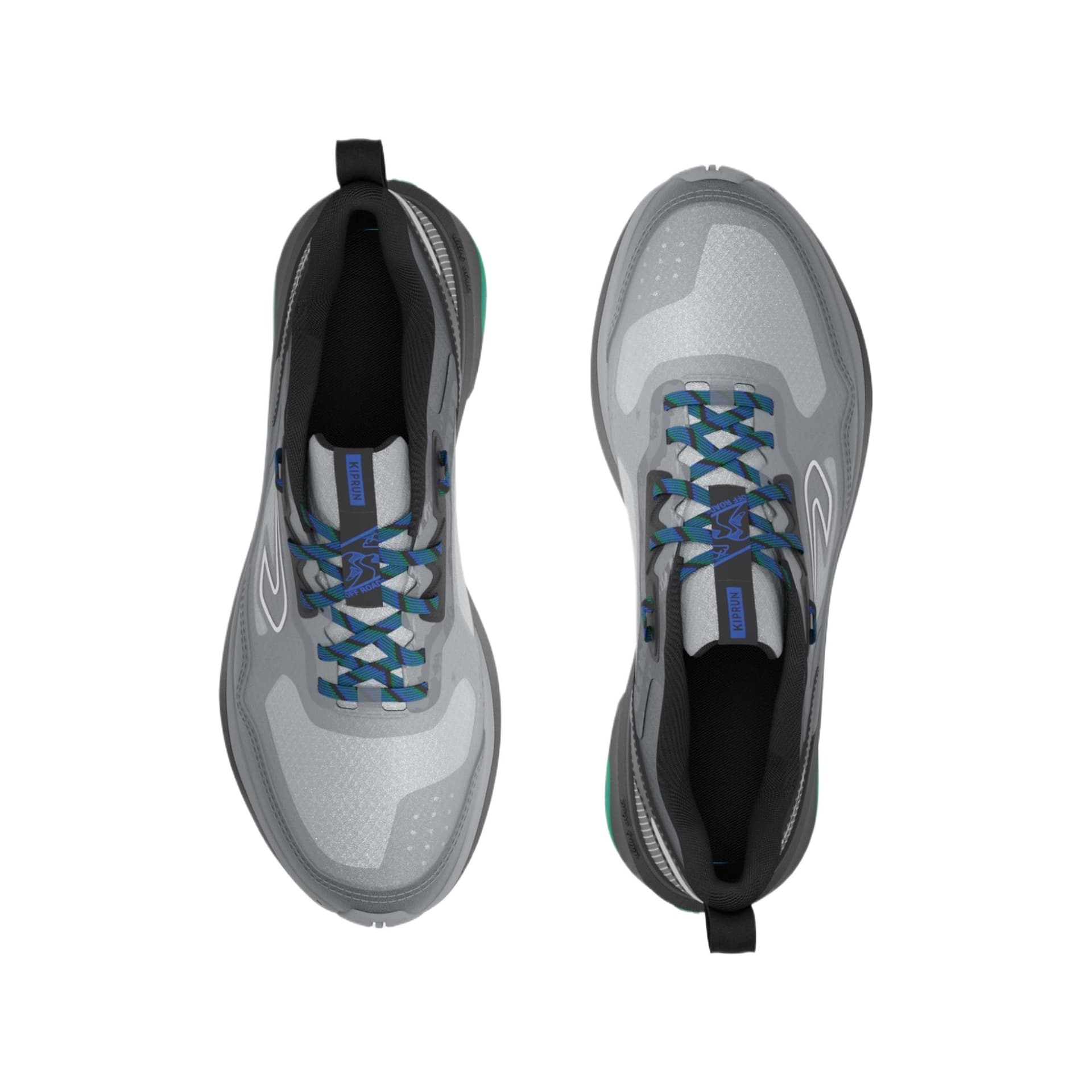 Кроссовки для бега DECATHLON JOGFLOW 190 Низкие Кроссовки для Бега Мужские Серебристо-Серые - изображение 3