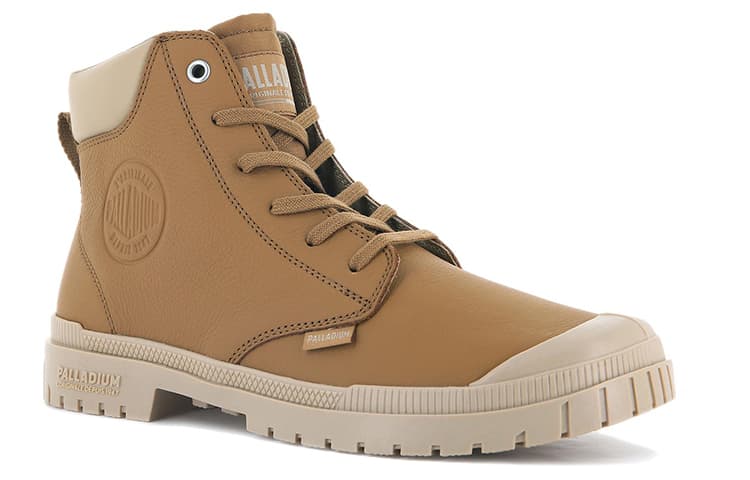 Ботинки уличные Palladium Pampa Sp20 Cuff Leather Brown Khaki - изображение 3