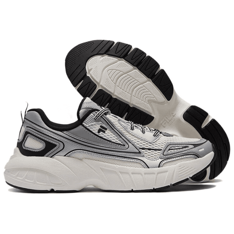 Кроссовки для бега FILA FUSION CRED Navigator Низкие Беговые Кроссовки Мужские Серебристо-Серые - изображение 6