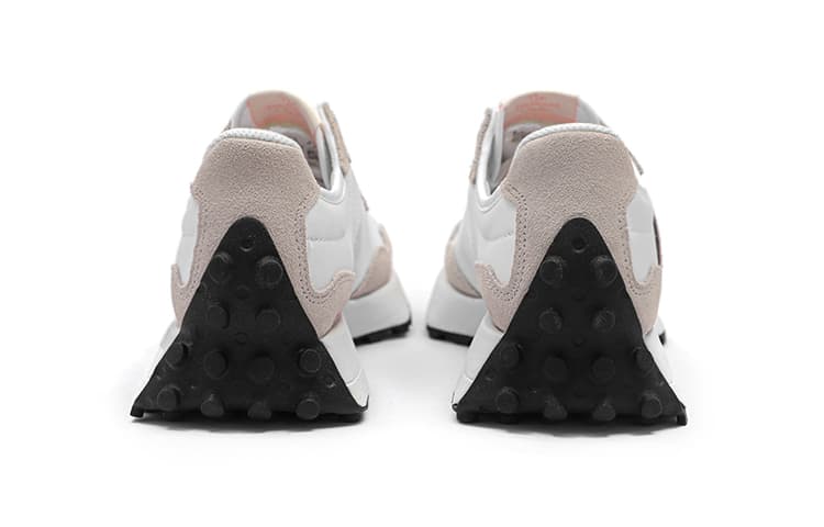 Кроссовки для бега New Balance 327 White Pink - изображение 4