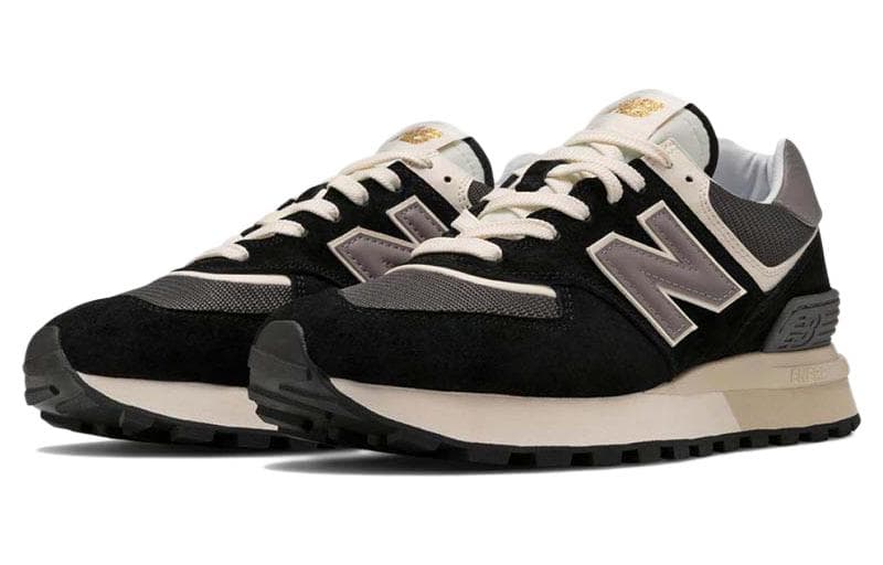 Кроссовки для бега New Balance 574 Black Grey - изображение 3