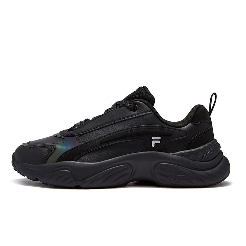 Кроссовки для бега FILA FUSION Морская раковина D Низкий Топ Беговые кроссовки Мужские Черные - изображение 1