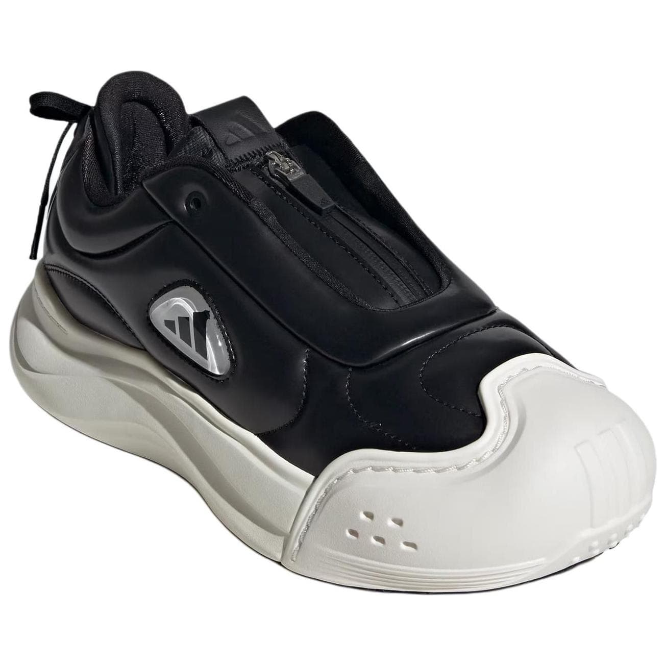 Кроссовки Adidas MAXXCOURT FOS Q4 Противоскользящая Устойчивая к истиранию Низкая Повседневная Обувь Женская Черно-Белая - изображение 3