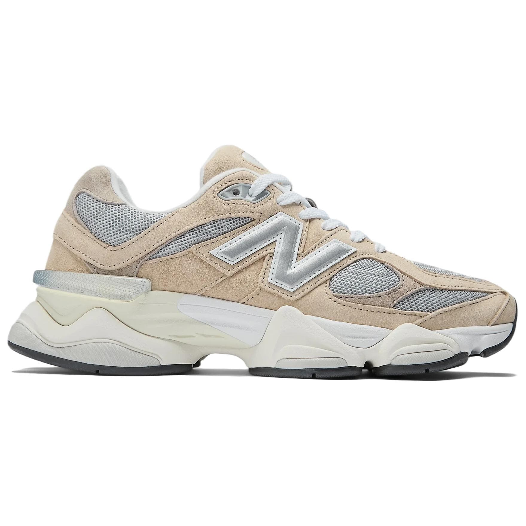 Кроссовки для бега New Balance NB 9060 Low Топ Беговые кроссовки Мужские Светло-коричневые - изображение 2