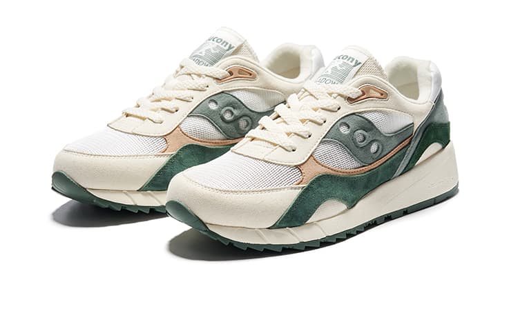 Кроссовки для бега Saucony Shadow 6000 White Green - изображение 3
