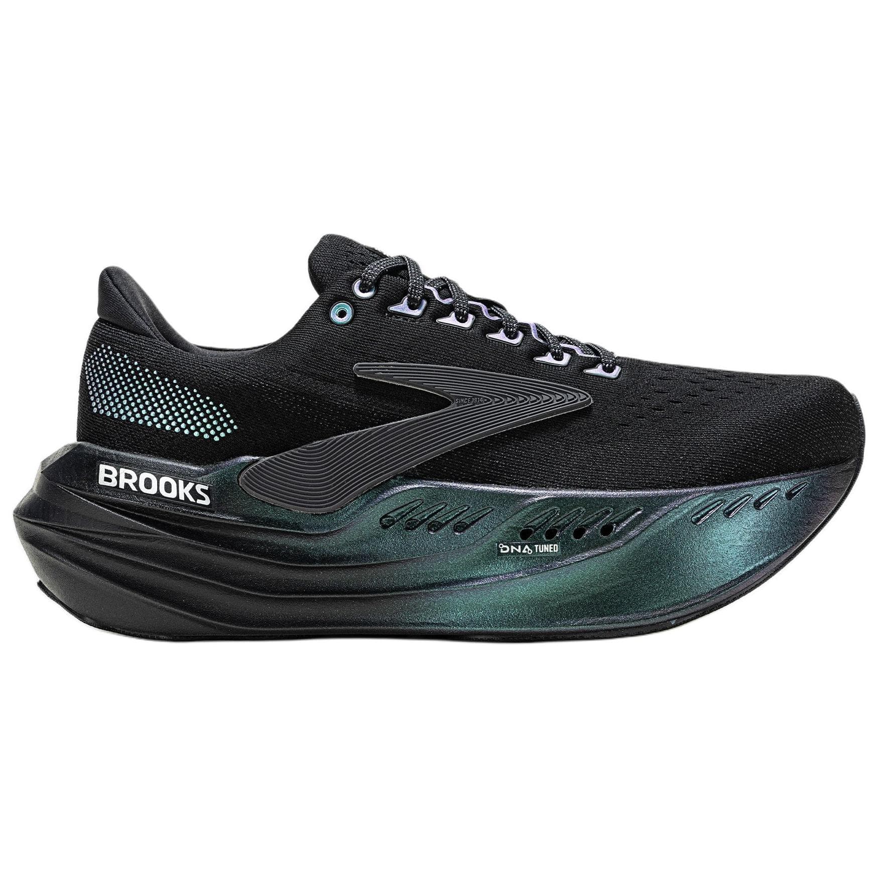Кроссовки для бега Brooks Glycerin Max Low Top Повседневная Обувь для Марафона и Длинных Беговых Дистанций Мужская Черная - изображение 2