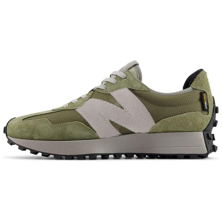 Кроссовки для бега New Balance NB 327 Кожаные Низкие Беговые Кроссовки Мужские Зеленые - изображение 1