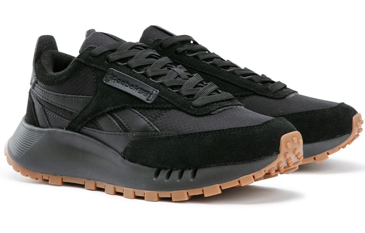 Кроссовки для бега REEBOK CL LEGACY W+ Низкие повседневные беговые кроссовки Унисекс Черный Warrior - изображение 3