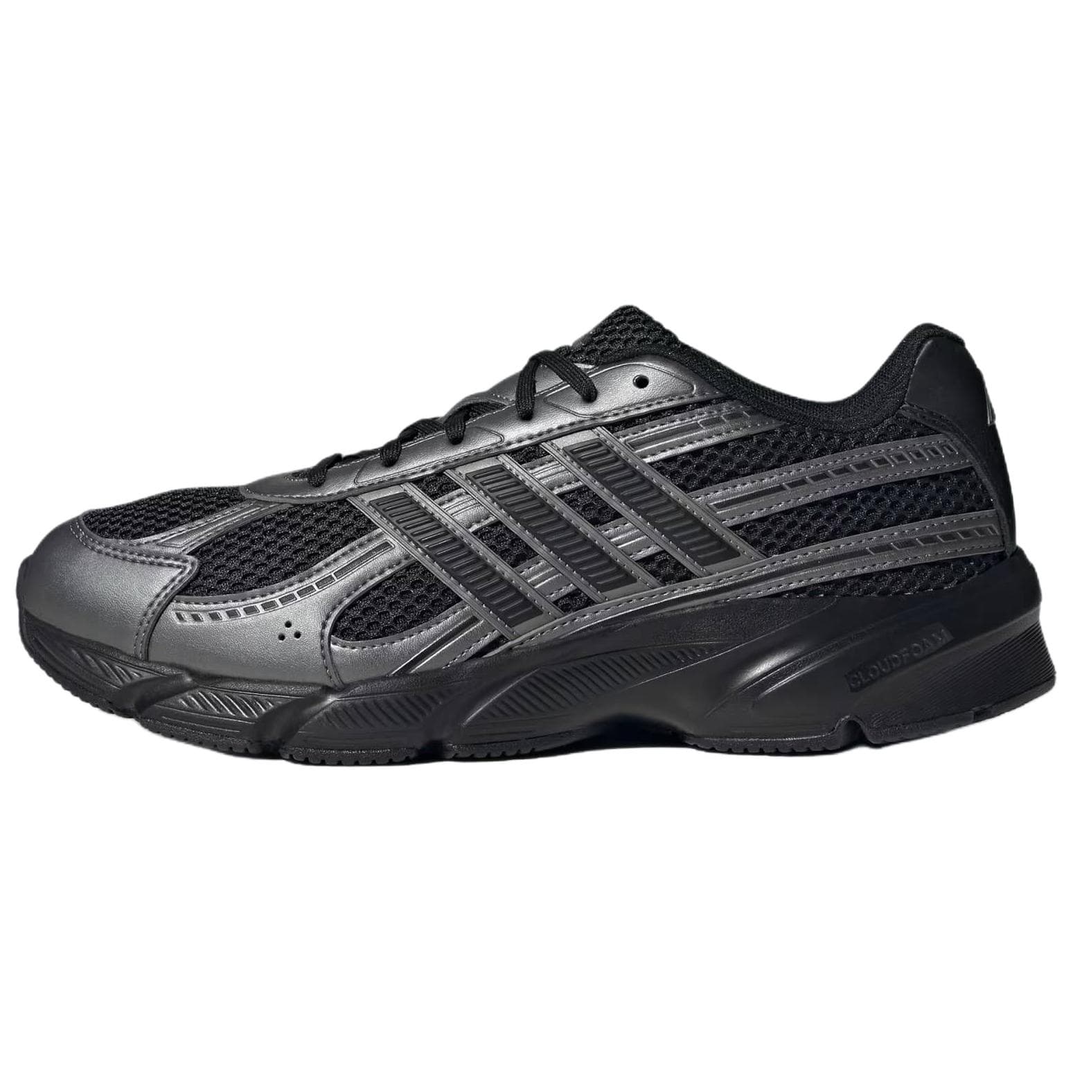 Кроссовки для бега Adidas TECHNOCHAOS 2000 Дышащие Повседневные Беговые Кроссовки Мужские Черные - изображение 1
