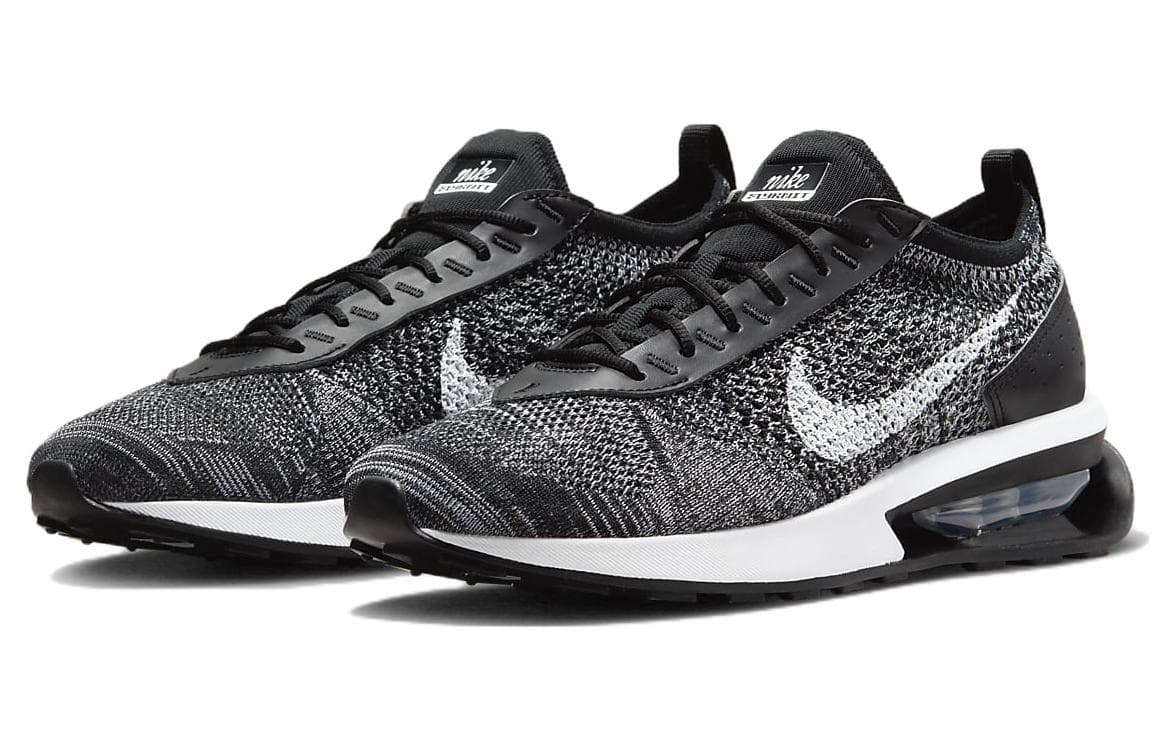 Кроссовки для бега Nike Air Max Flyknit Racer Black Grey White - изображение 3