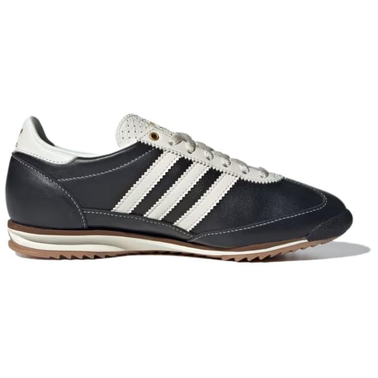 Кроссовки для бега Adidas Originals SL 72 Противоскользящие устойчивые к истиранию низкие беговые кроссовки женские черно-белые - изображение 2