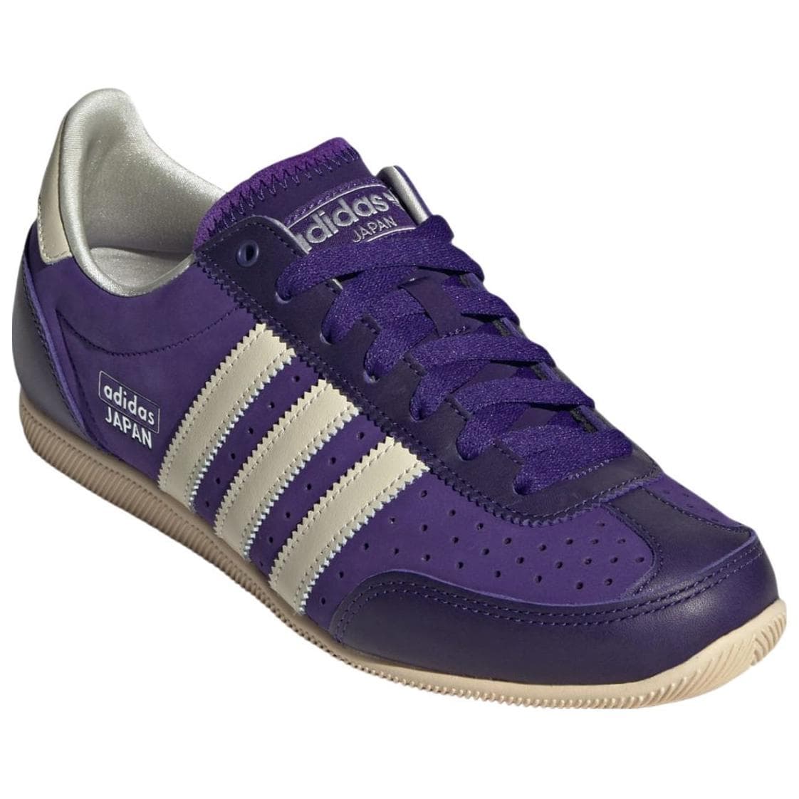Кроссовки Adidas Originals Япония Кожа Низкие Кеды Повседневная Обувь Женская Фиолетовая - изображение 2