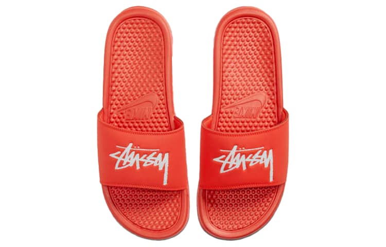 Сандалии Stussy x Nike Benassi Habanero Red - изображение 3