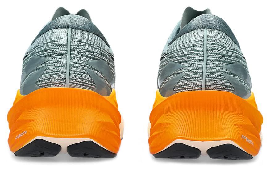 Кроссовки для бега Asics Novablast 3 Green Orange - изображение 6