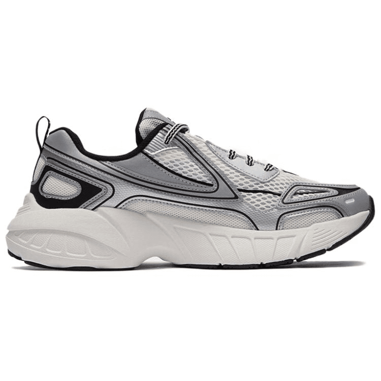 Кроссовки для бега FILA FUSION CRED Navigator Низкие Беговые Кроссовки Мужские Серебристо-Серые - изображение 2