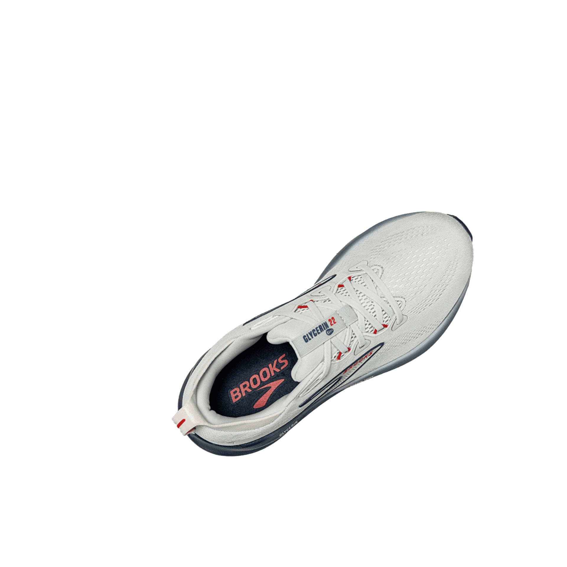 Кроссовки для бега Brooks Glycerin 22 Амортизация Противоскользящий Устойчивый к истиранию Дышащий Баланс Низкий Верх - изображение 3