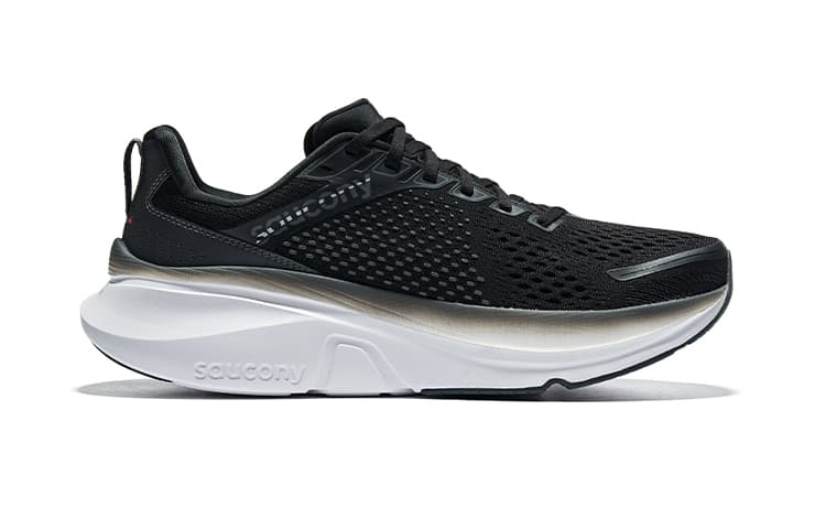 Кроссовки для бега Saucony Guide 17 Black Dark Grey - изображение 2