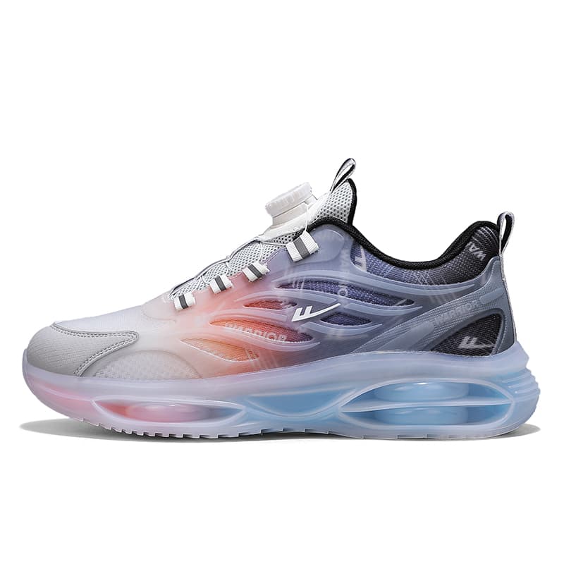 Кроссовки для бега Warrior Low Топ Беговые кроссовки Мужской Серый синий оранжевый - изображение 1