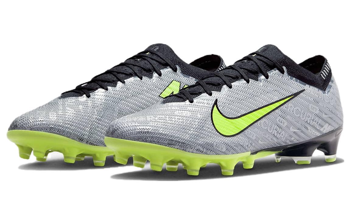 Кроссовки для футбола Nike Air Zoom Vapor 15 Elite Silver Green - изображение 3