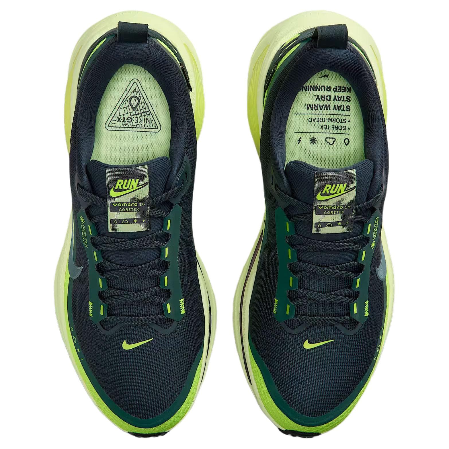 Кроссовки для бега Nike Vomero 18 GORE-TEX Seaweed Green — фото 4