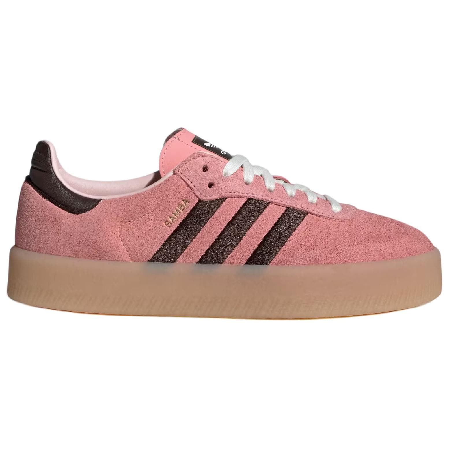 Кроссовки Adidas Originals SAMBAE Устойчивая к истиранию низкая обувь для скейтбординга Женская Розовая - изображение 2