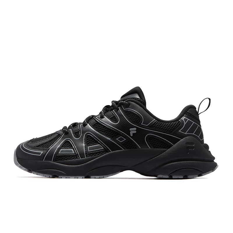 Кроссовки FILA FUSION PATH Track Shoes Низкие массивные кроссовки Мужские Серый Рыба Черный - изображение 1