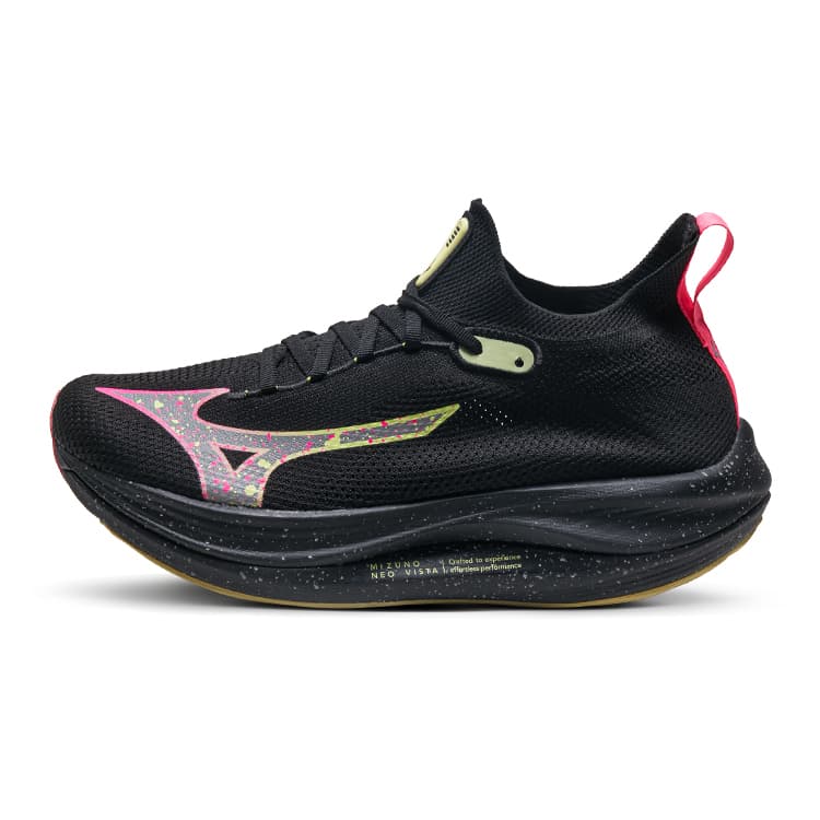 Кроссовки для бега Mizuno Neo Vista Аbrasion Resistant Дышащие Беговые кроссовки Унисекс Черные - изображение 1