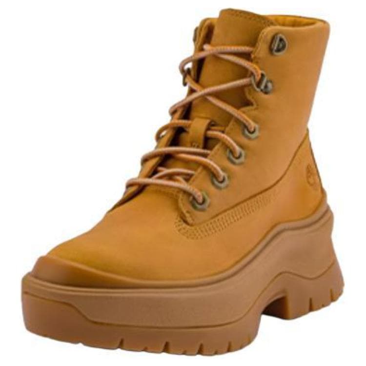 Ботинки уличные Timberland Износостойкий противоскользящий средней длины для активного отдыха женский желтый - изображение 3