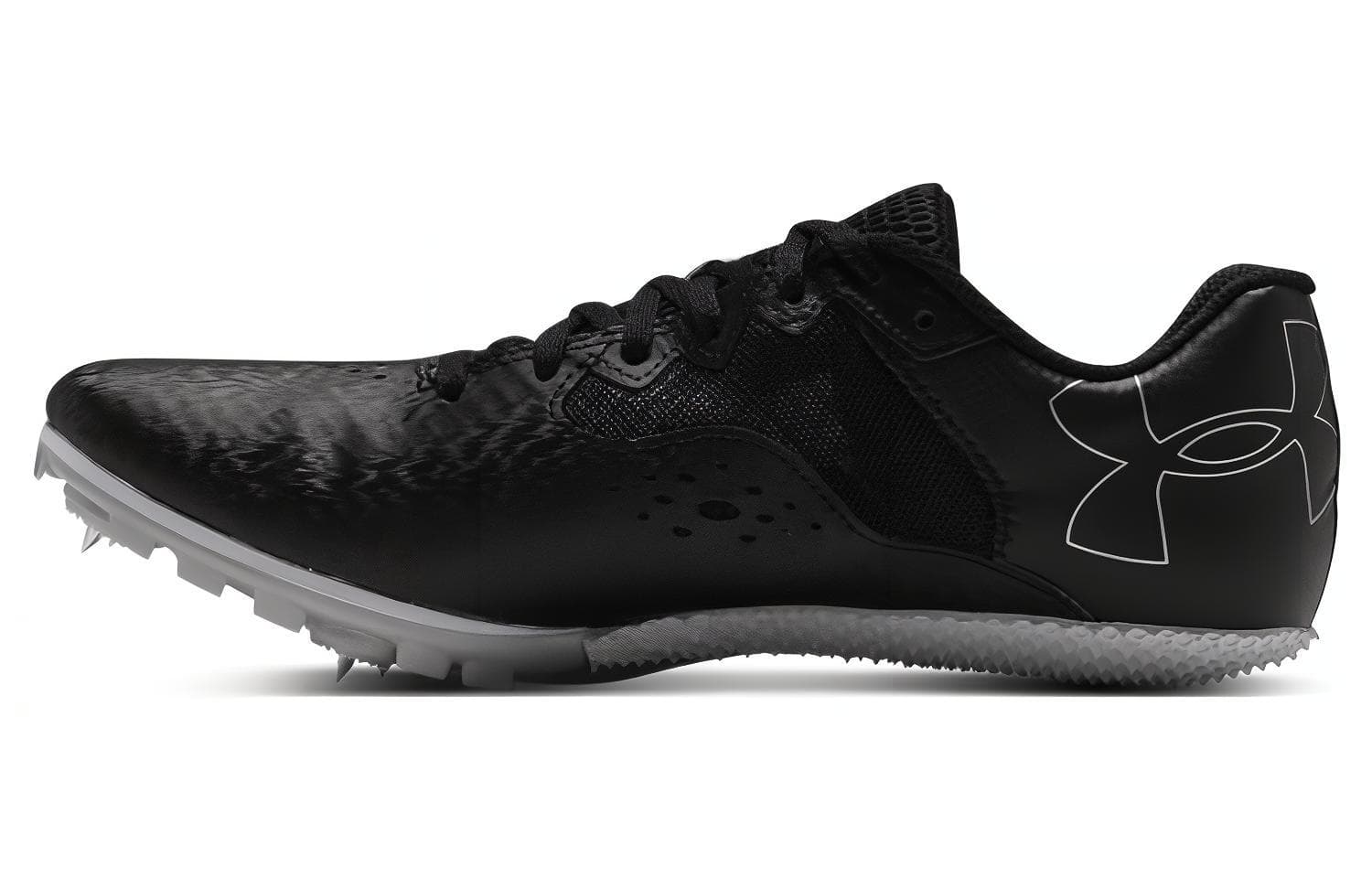 Кроссовки для бега Under Armour Kick Sprint 4 Устойчивые к истиранию низкие беговые кроссовки унисекс черные - изображение 1
