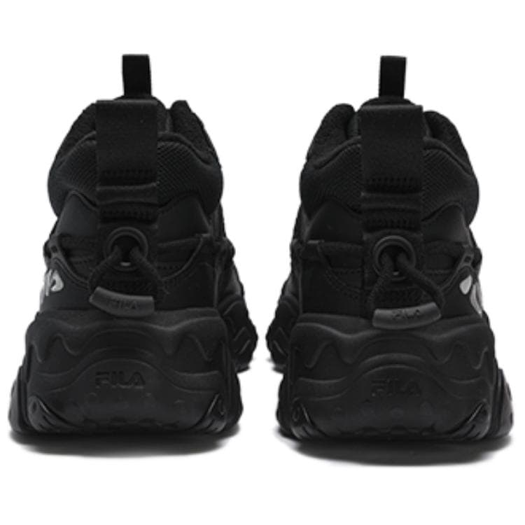Кроссовки для бега FILA FLUID 5 Устойчивый к истиранию MID Топ Повседневная Городская Коммутация Беговые кроссовки Мужские Черные - изображение 4