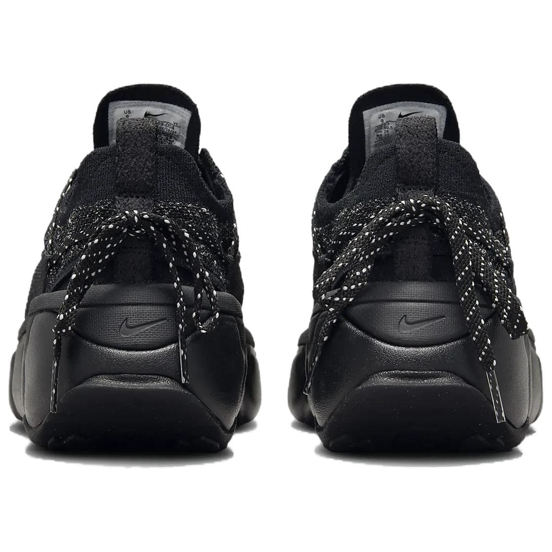 Кроссовки NIKE FLYKNIT BLOOM Low Топ Повседневная обувь Женские Черный - изображение 5