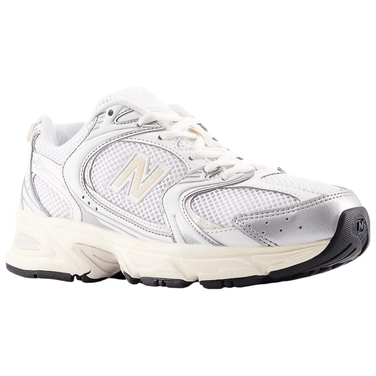Кроссовки для бега New Balance NB 530 Low Top Повседневные беговые кроссовки Унисекс Белый Серебряный - изображение 2