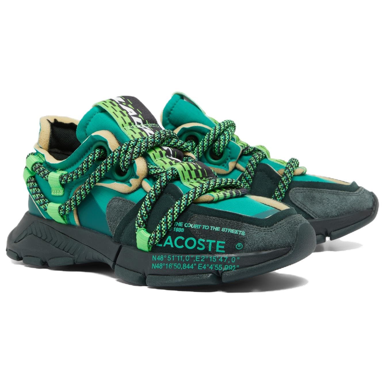 Кроссовки LACOSTE L003 Active Runway Low Casual Shoes Женские Зеленые - изображение 2