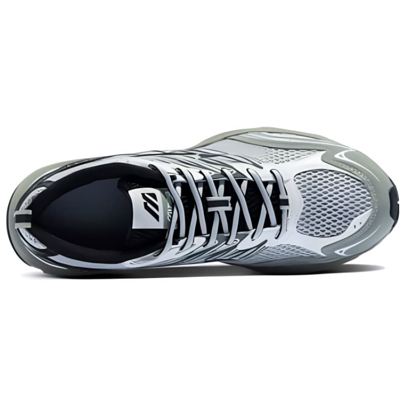 Кроссовки для бега Mizuno LG 2000 Light Grey Black Green - изображение 3