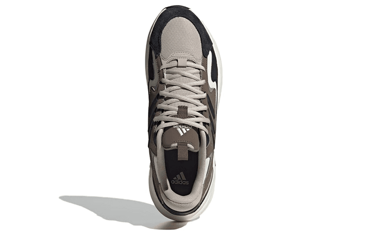 Кроссовки для бега Adidas Neo Ozelle PU (полиуретан) ткань синтетическая кожа низкие кеды для бега унисекс коричневый черный - изображение 4