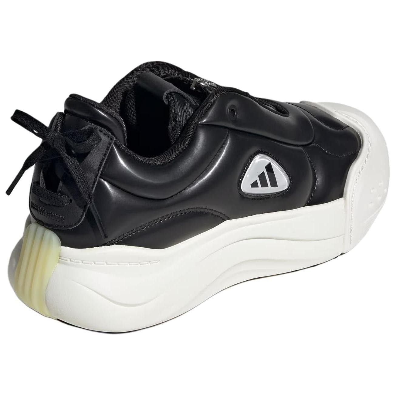 Кроссовки Adidas MAXXCOURT FOS Q4 Противоскользящая Устойчивая к истиранию Низкая Повседневная Обувь Женская Черно-Белая - изображение 4