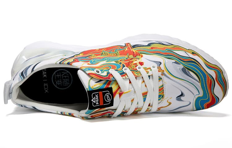 Кроссовки для бега PEAK Low-Top Running Shoes White Orange - изображение 3